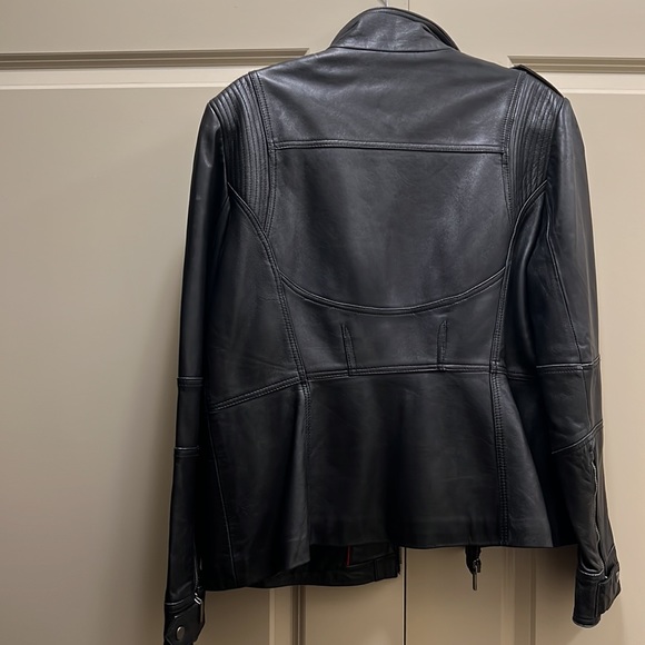 Kenneth Cole Reaction Black Leather Jacket Size XL - Picture 9 of 13